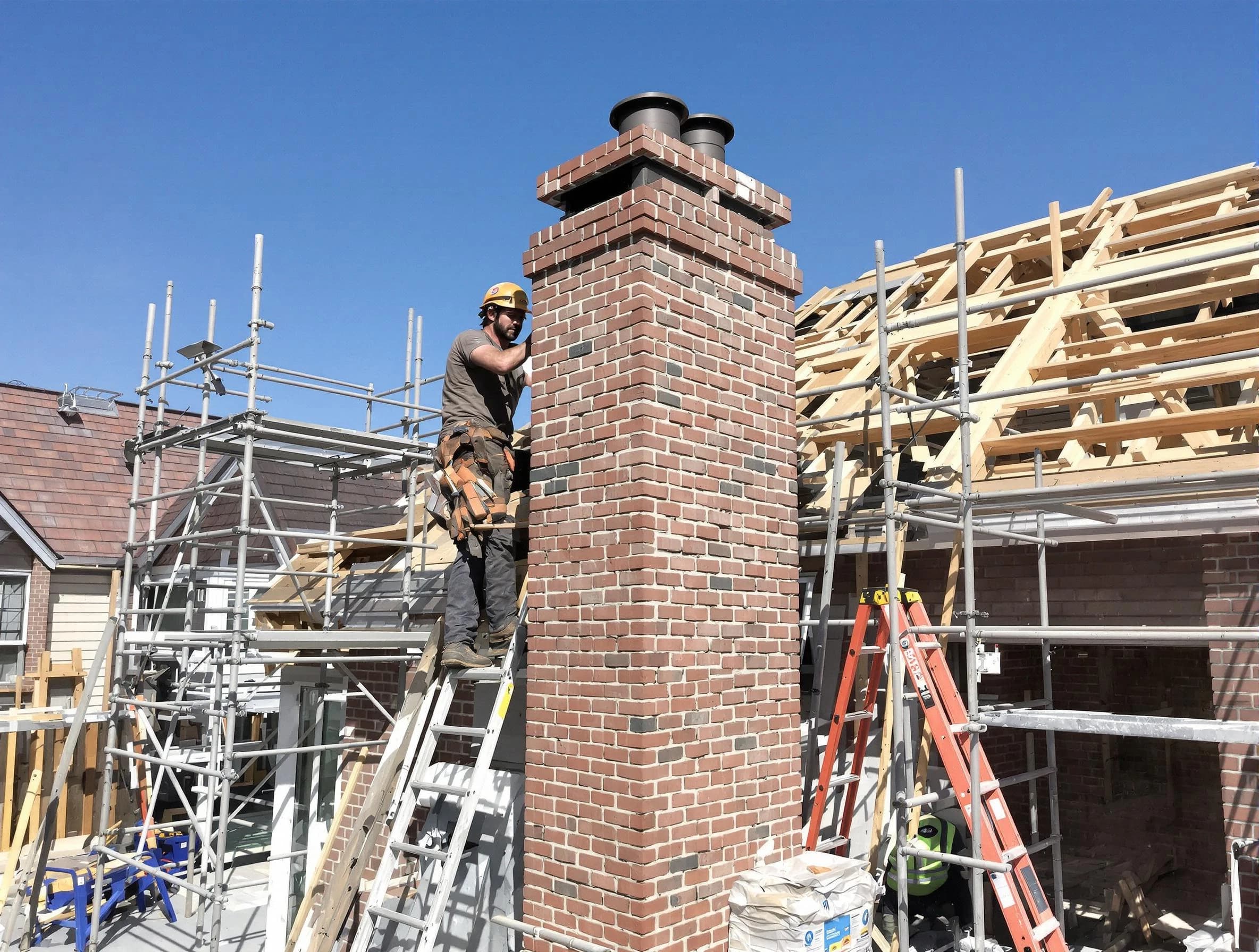 New chimney installation completed by Cecil Chimney Sweep in Cecil, PA