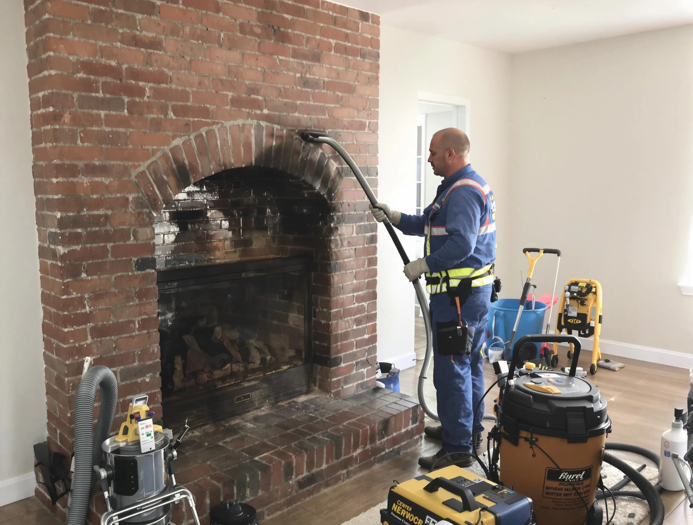 Cecil Chimney Sweep expert performing detailed chimney sweep in Cecil, PA
