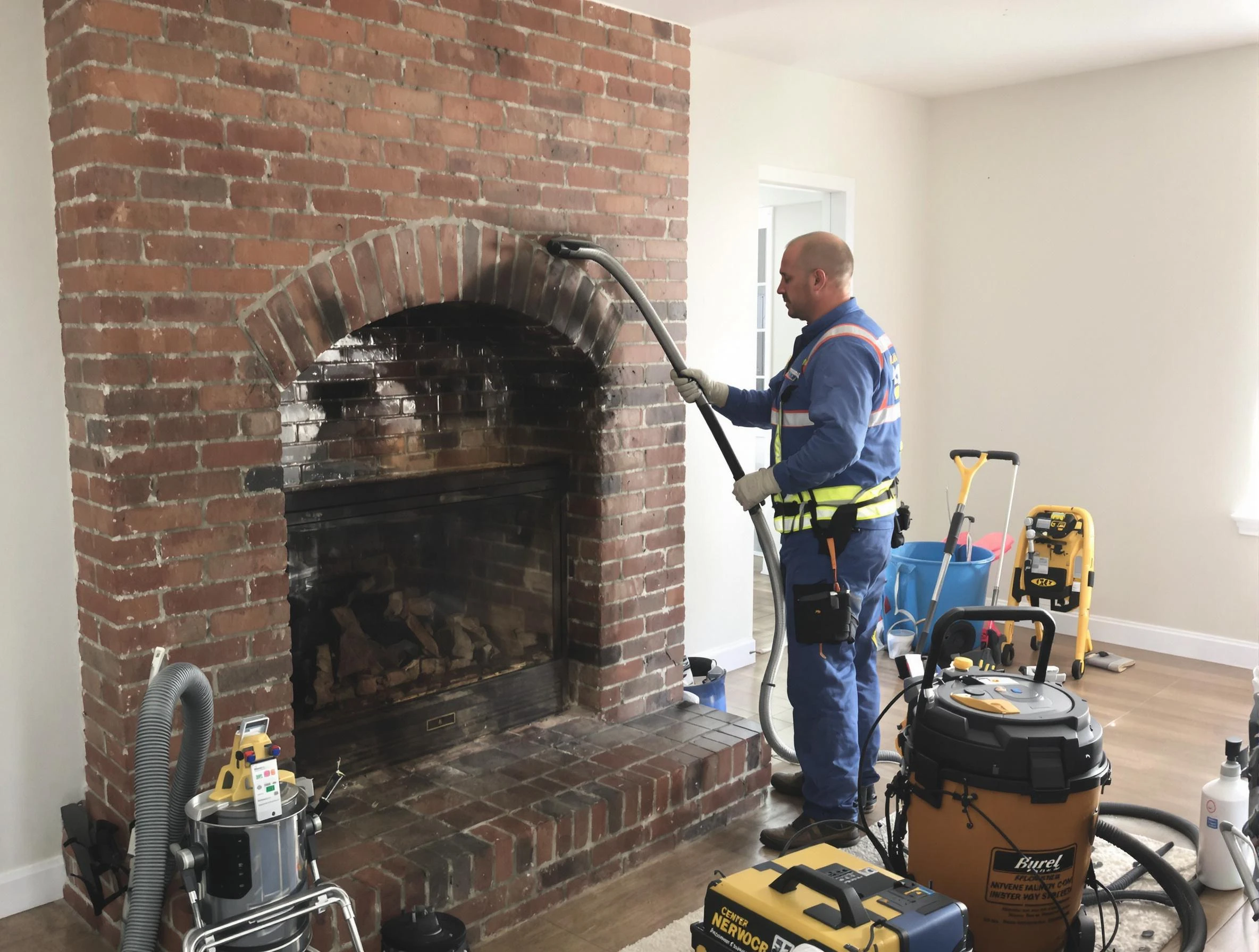 Cecil Chimney Sweep expert performing detailed chimney sweep in Cecil, PA